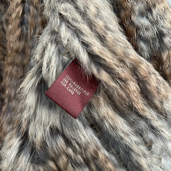 Rabbit fur vest - Picture 3 of 4